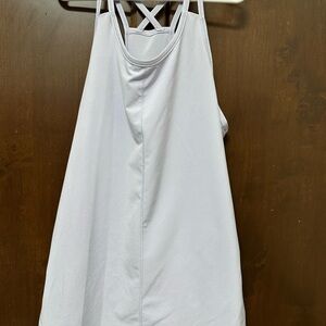 Light Gray Strappy Tank Top